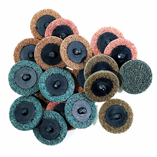 Non-woven quick change surface conditioning discs